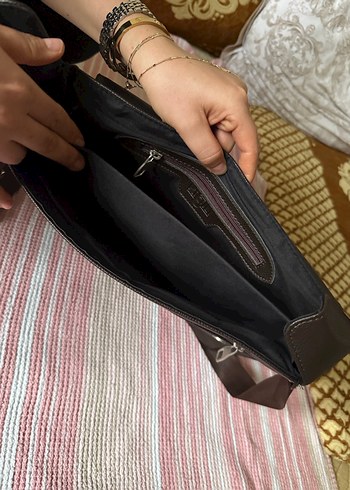 Kahverengi Erkek Omuz Çantası - Görsel 7