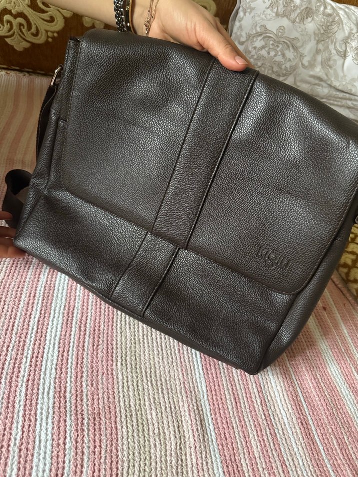 Kahverengi Erkek Omuz Çantası - Görsel 2