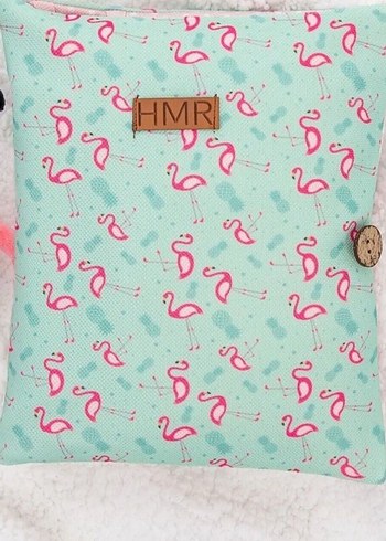 Pastel Pembe Desenli Bebek organizer Çantası - Görsel 3