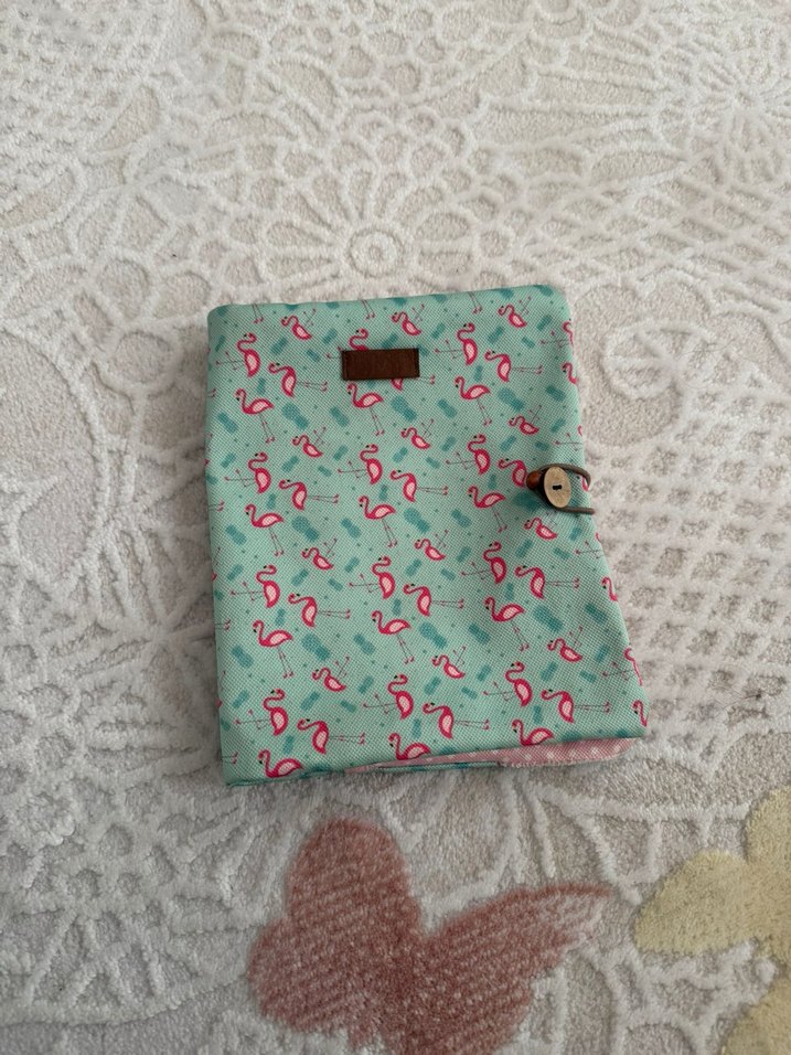 Pastel Pembe Desenli Bebek organizer Çantası - Görsel 5