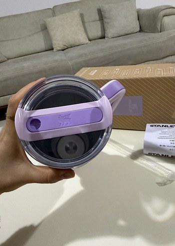 Stanley yandan tutmalı pipetli termos - Görsel 7