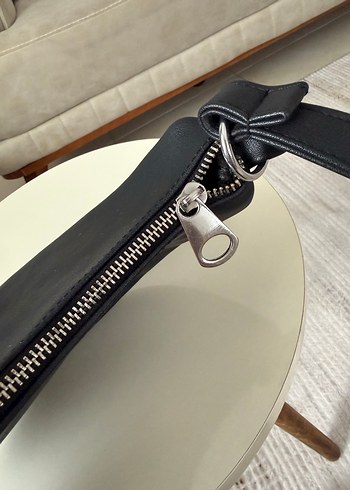 Siyah Deri Minimalist Kadın Çanta - Görsel 4