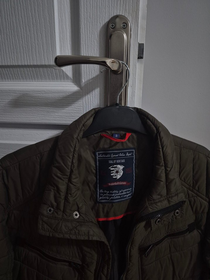 Yeşil Erkek Ceket Fermuarlı - Görsel 3