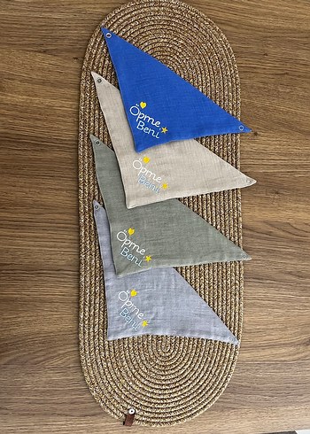 Öpme Beni Nakışlı Bebek Önlüğü - Görsel 2