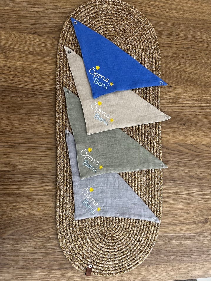 Öpme Beni Nakışlı Bebek Önlüğü - Görsel 2