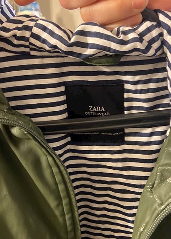 Zara Yeşil Midi Kadın Ceket - Görsel 3