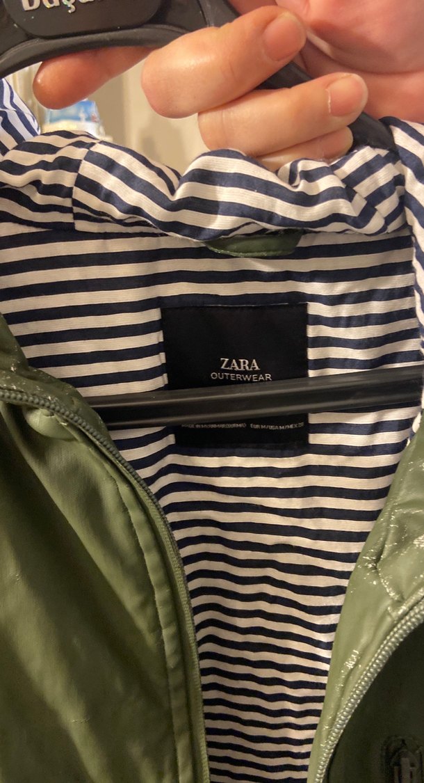 Zara Yeşil Midi Kadın Ceket - Görsel 3