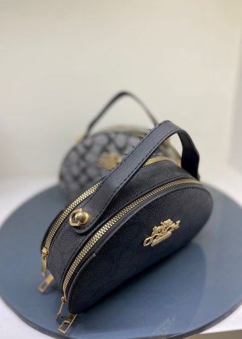 Gri Deri Kadın Çanta Yılan Desenli - Görsel 2