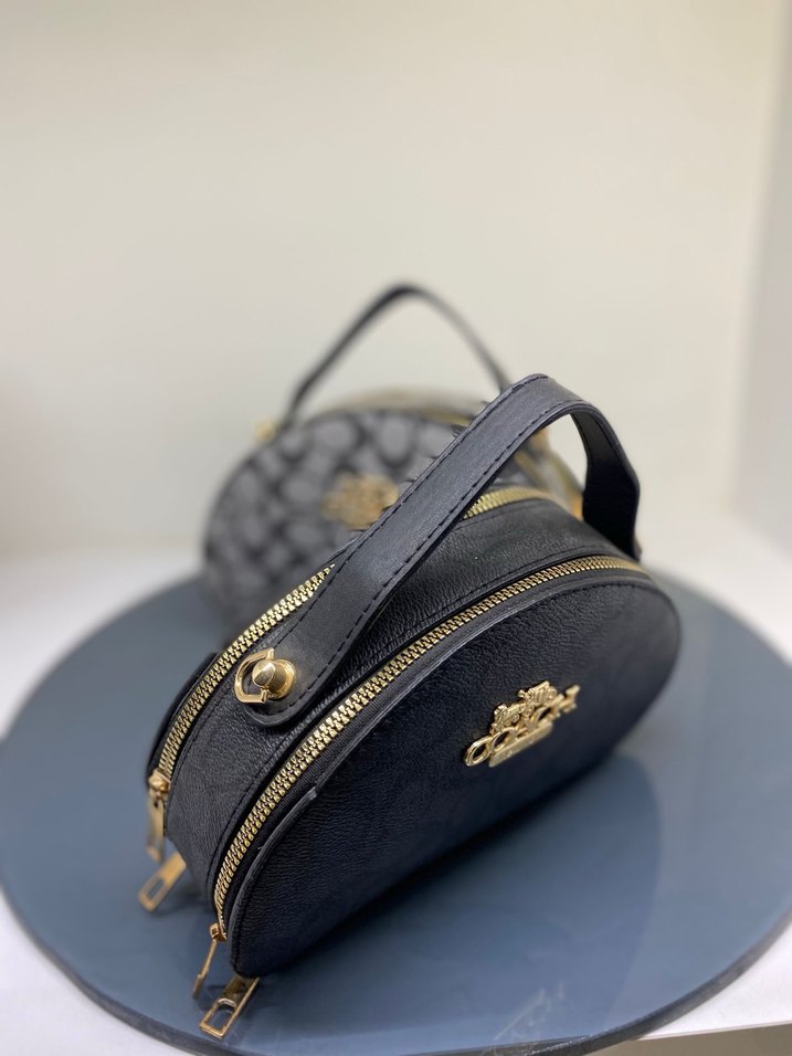 Gri Deri Kadın Çanta Yılan Desenli - Görsel 2