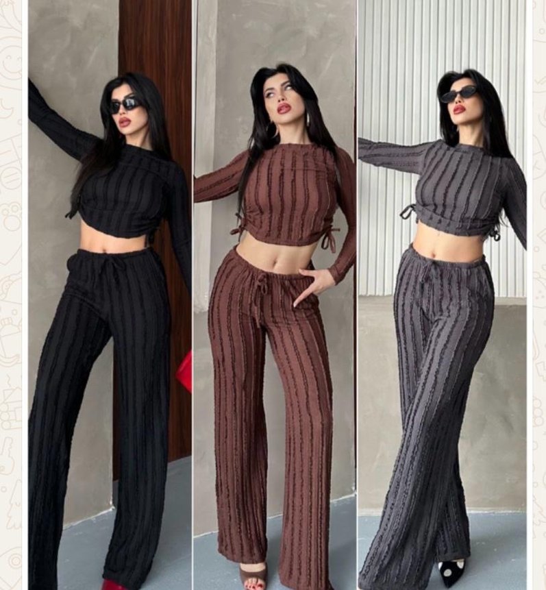 Mor Belden Kemerli Kadın Eşofman Takımı - Görsel 2