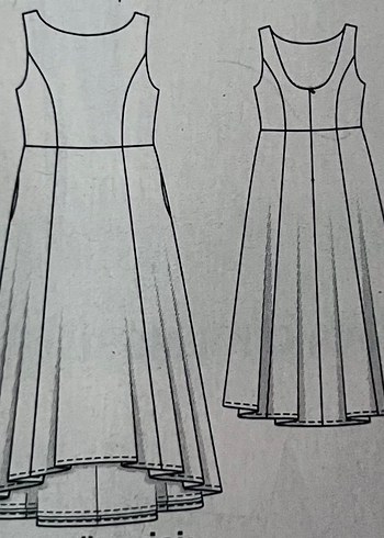 Zamansız siyah uzun elbise - Görsel 2