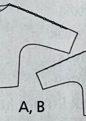 Mavi çizgili %100 pamuk bluz - Görsel 2