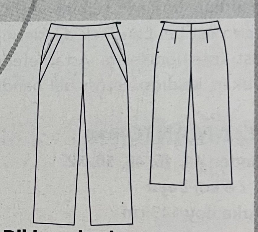 Siyah çizgili saten pantolon - Görsel 2