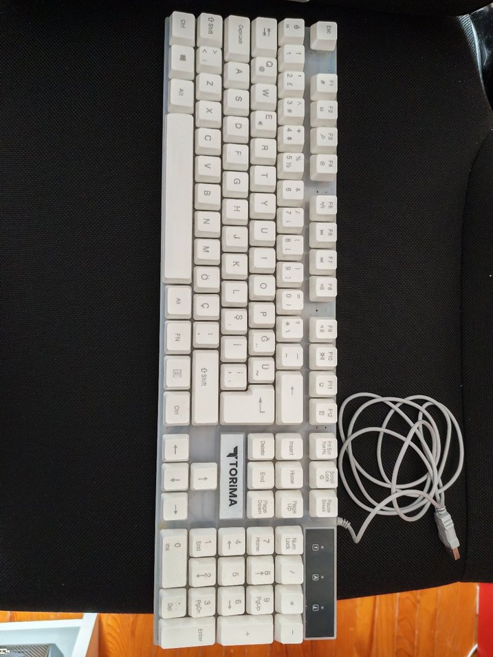 Torima Renkli LED Işıklı Klavye - Görsel 2