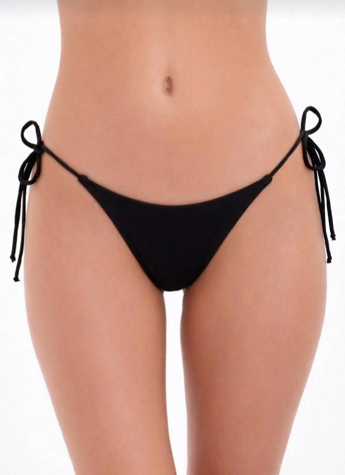 Siyah İpli Kadın Bikini Altı - Görsel 2