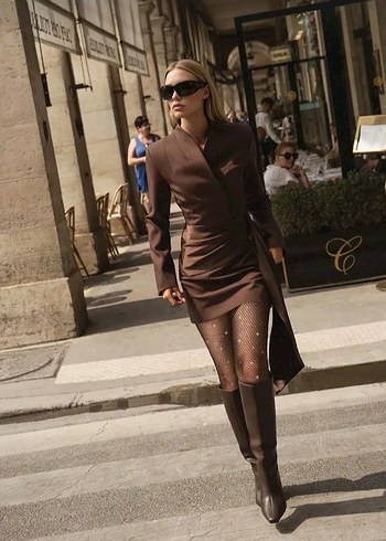 Siyah Taşlı Külotlu Çorap - Görsel 3