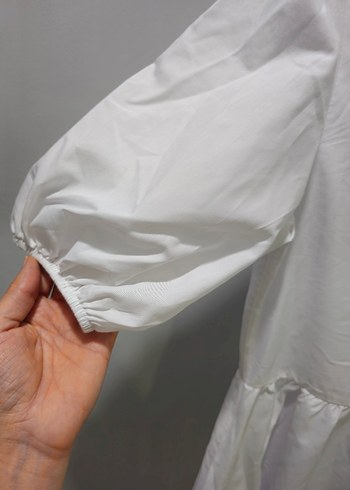 Beyaz Elbise Fabrika marka M beden - Görsel 4