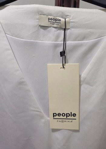Beyaz Elbise Fabrika marka M beden - Görsel 3