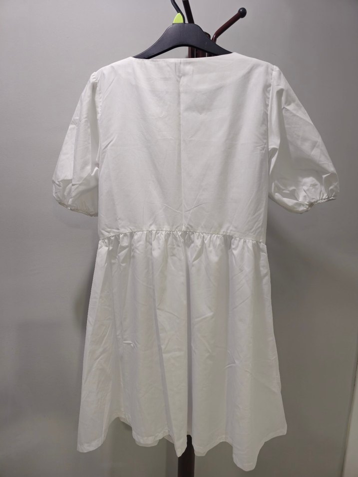 Beyaz Elbise Fabrika marka M beden - Görsel 2