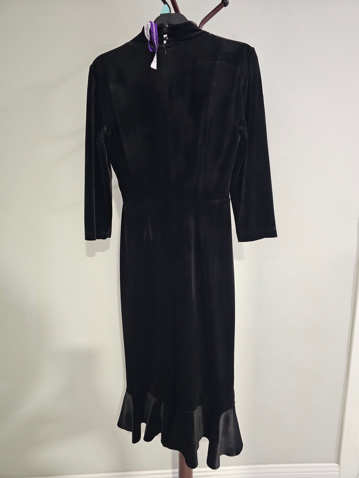 Yüksek Yakalı Siyah Kadife Fabrika marka 36-38 - Görsel 4