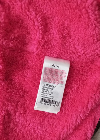 Kız Çocuk Siyah Kapüşonlu Örgü Yelek - Görsel 4