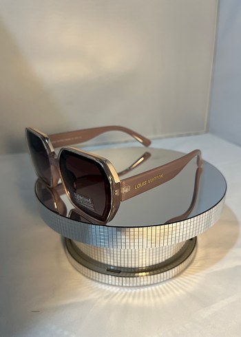 Şeffaf Bej Kadın Güneş Gözlüğü Polarize - Görsel 2