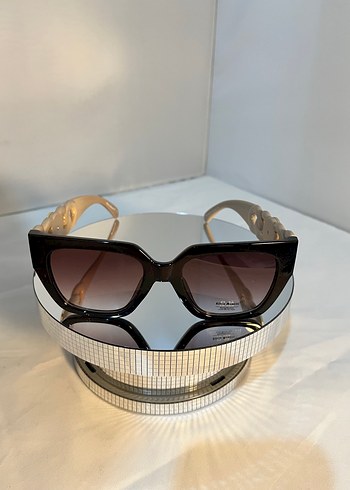Kahverengi Kadın Güneş Gözlüğü - Görsel 4