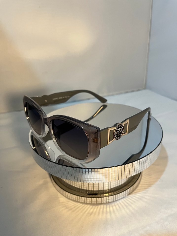 Şeffaf Gri Versace Kadın Gözlüğü - Görsel 2
