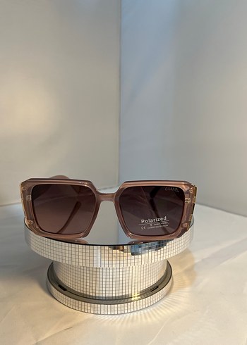 Bej Transparan Polarize Kadın Güneş Gözlüğü - Görsel 2