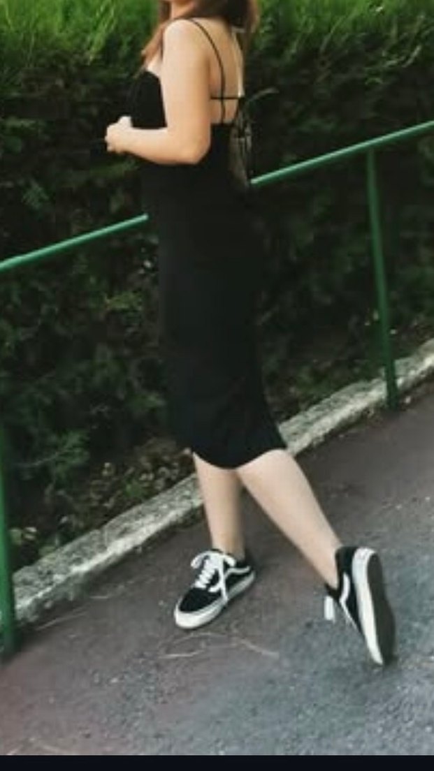 Uzun Siyah Straplez Gotik Elbise - Görsel 3