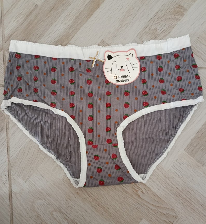 Renkli Nakışlı Kadın  Külot - Görsel 5