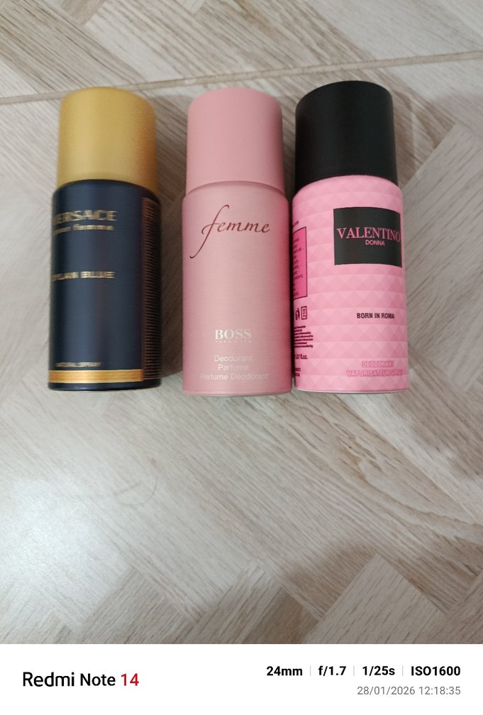 Versace Dylan Blue, Boss Femme, Valentino Kadın dedorant - Görsel 2