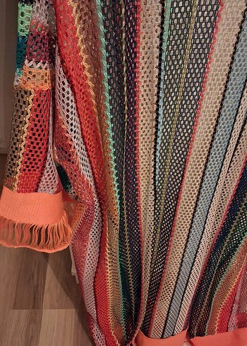 Renkli Bohem Batik Desenli Bornoz Adl cengiz abazaoğlu marka - Görsel 2