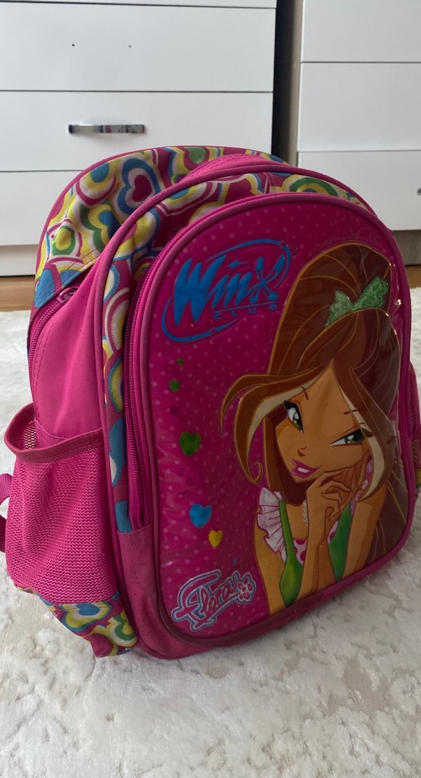 Renkli Pembe Çocuk Okul Çantası - Görsel 2