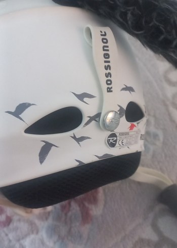 Beyaz Baskılı Biker Kask - Rossignol - Görsel 2