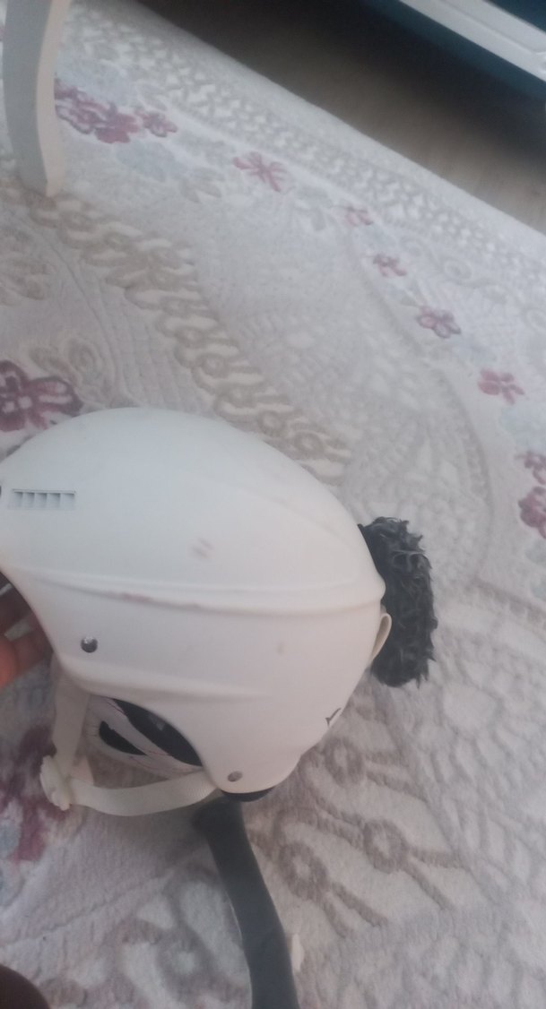 Beyaz Baskılı Biker Kask - Rossignol - Görsel 3