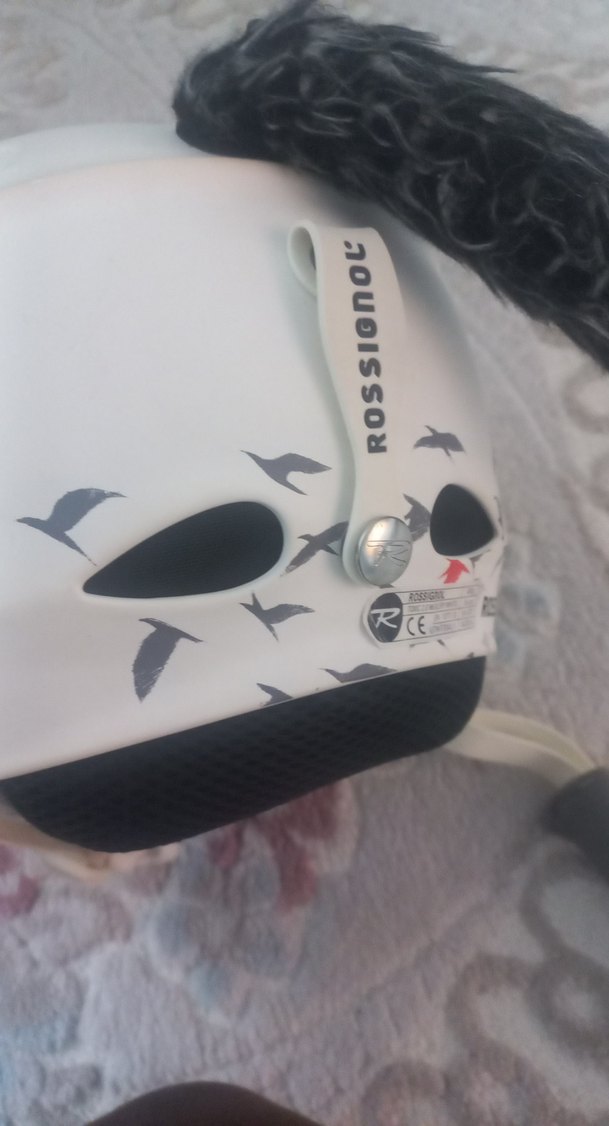 Beyaz Baskılı Biker Kask - Rossignol - Görsel 2