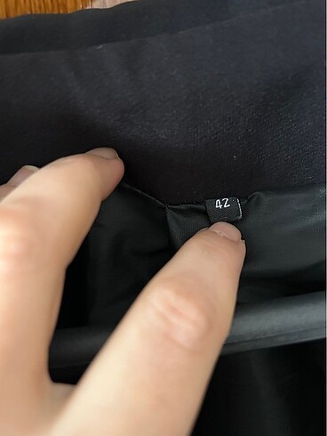 xl Beden siyah Renk Astarlı blazer ceket