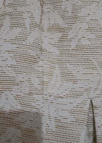 Adl marka bej Nakışlı Dantel Detaylı Kolsuz Midi Elbise - Görsel 3