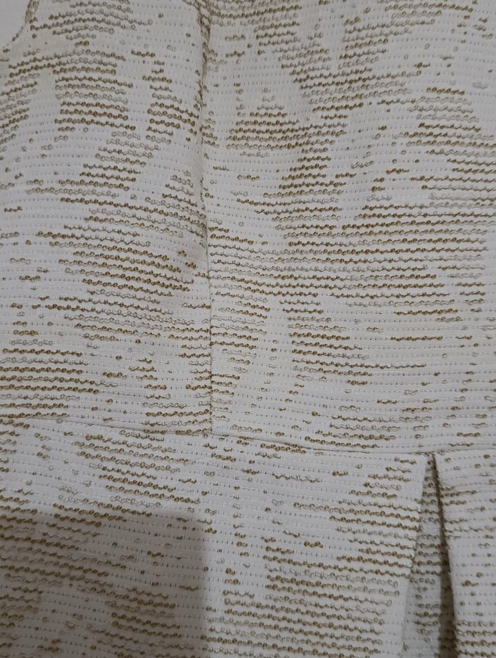 Adl marka bej Nakışlı Dantel Detaylı Kolsuz Midi Elbise - Görsel 3