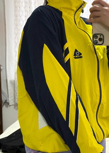 Sarı Lacivert Erkek Spor Rüzgarlık Mont - Görsel 3