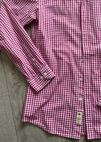 Bordo Kareli Erkek Gömlek Uzun Kollu - Görsel 2