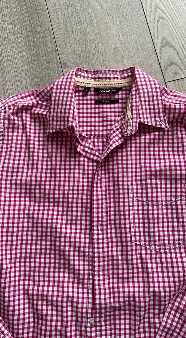 Bordo Kareli Erkek Gömlek Uzun Kollu - Görsel 3