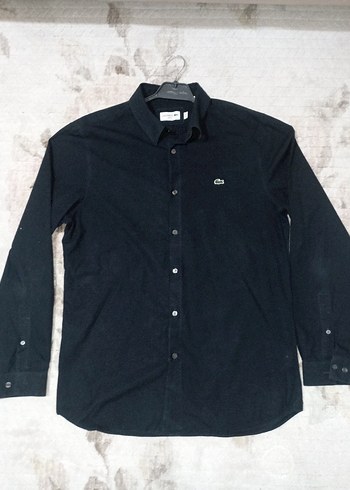 Lacoste Siyah Klasik Gomlek