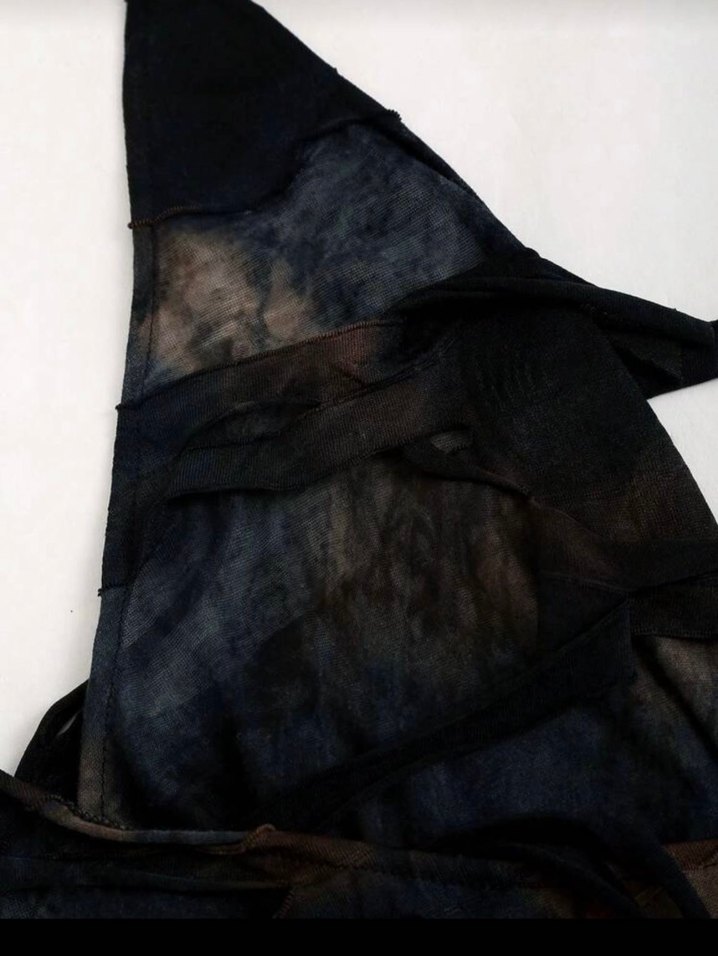 Kadın Siyah Halter Yaka Drapeli Mini Elbise - Görsel 2