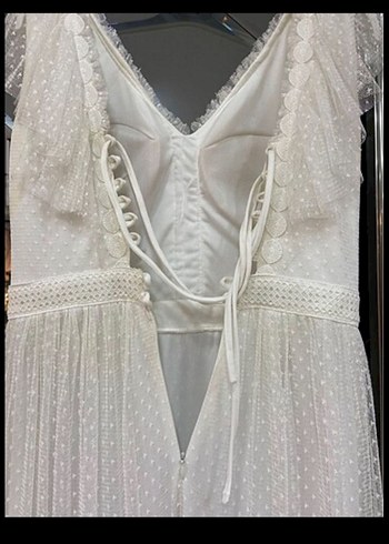 Vintage Gelinlik|Balon Kol - Görsel 4