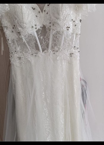 Vintage Gelinlik|Balon Kol - Görsel 9