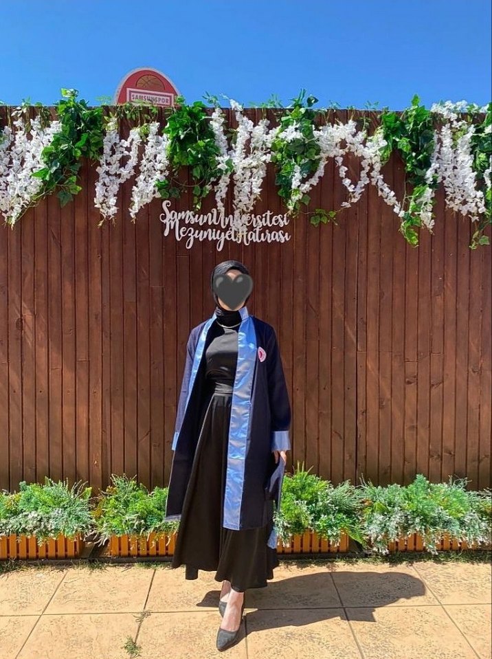 Siyah Midi Mezuniyet Elbisesi saten - Görsel 3