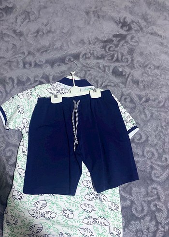 Renkli Desenli Erkek çoçuk  Polo Tişört - Görsel 2