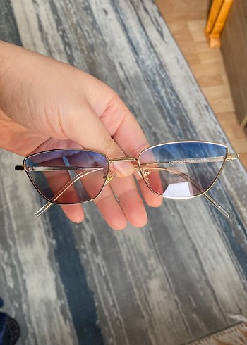 Şeffaf pastel bej kadın gözlüğü - Görsel 4